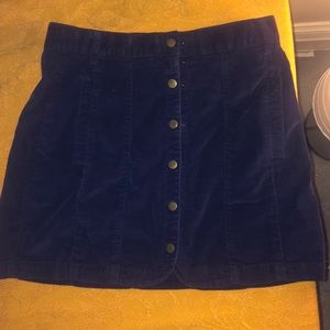 BDG button down skirt